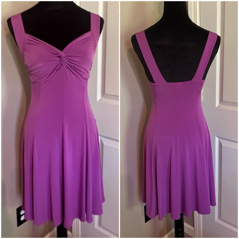 2/$18 Victoria’s Secret Vintage Dress Purple Twist Front Jersey Knit Sz. S